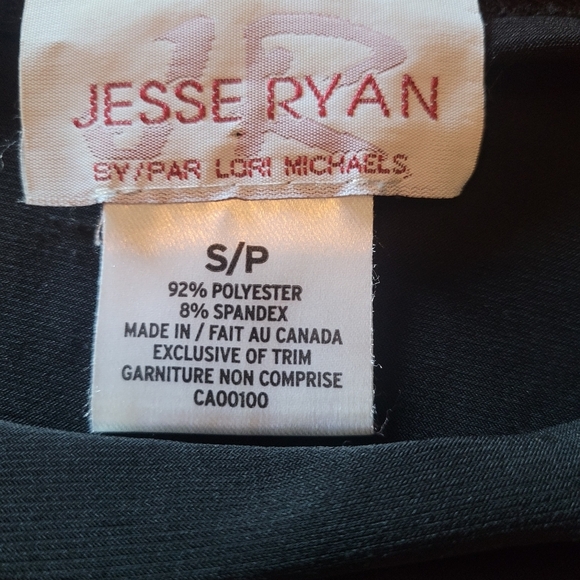 Jesse Ryan for Lori Michaels black cocktail dress Sz.S - Picture 8 of 8